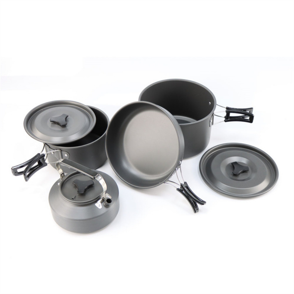 Camping Lightweight Cooking Pot - Lightweight Aluminum Alloy Outdoor Camping Cooking