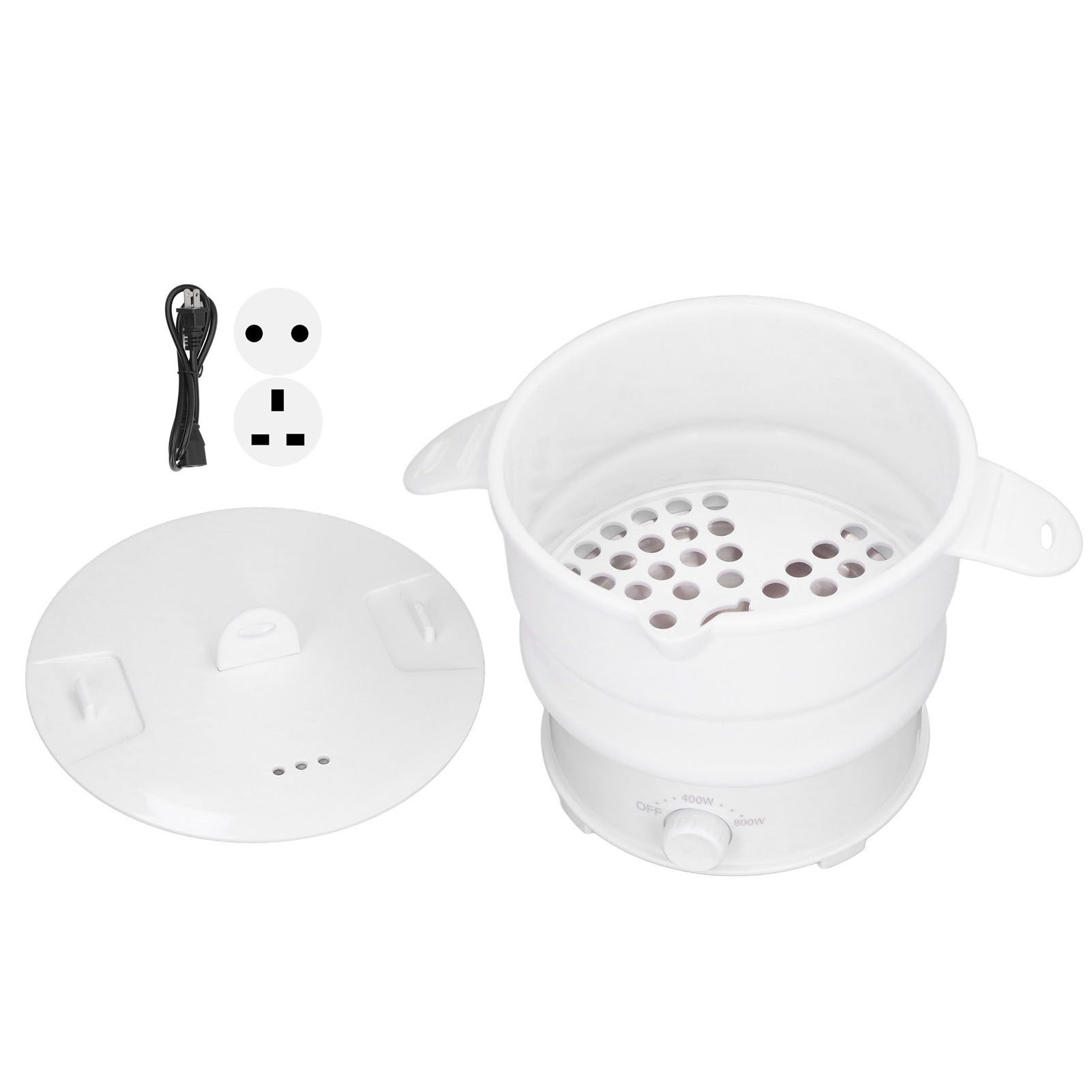 Camping Cooking Accessories - Foldable Electric Hot Pot Cooker 800W