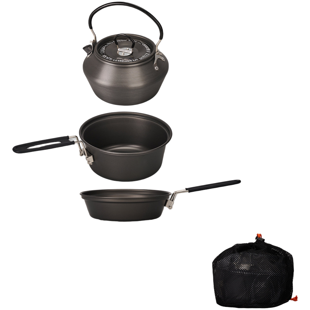 Camping Lightweight Cooking Pot - Lightweight Aluminum Alloy Camping Cookware Set