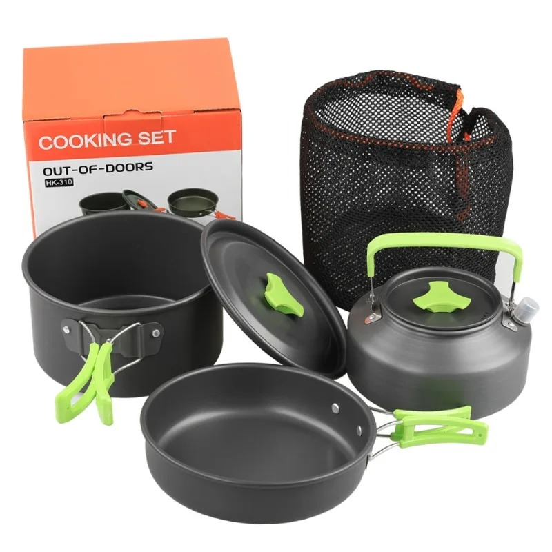 Camping Cooking And Cutlery Set - Camping Cooking Set, Outdoor Kitchenware Set,