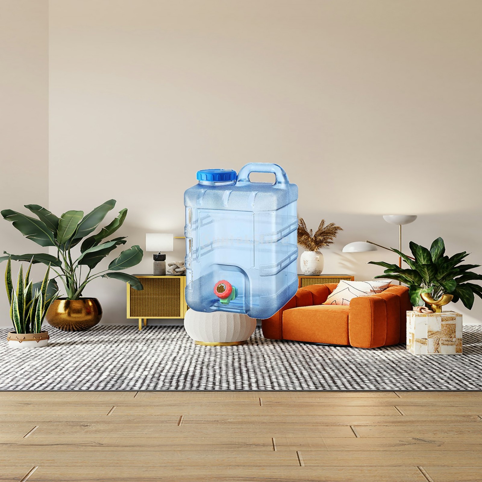 Camping Cooking Container - 20L Camp Water Storage Jug Leakproof