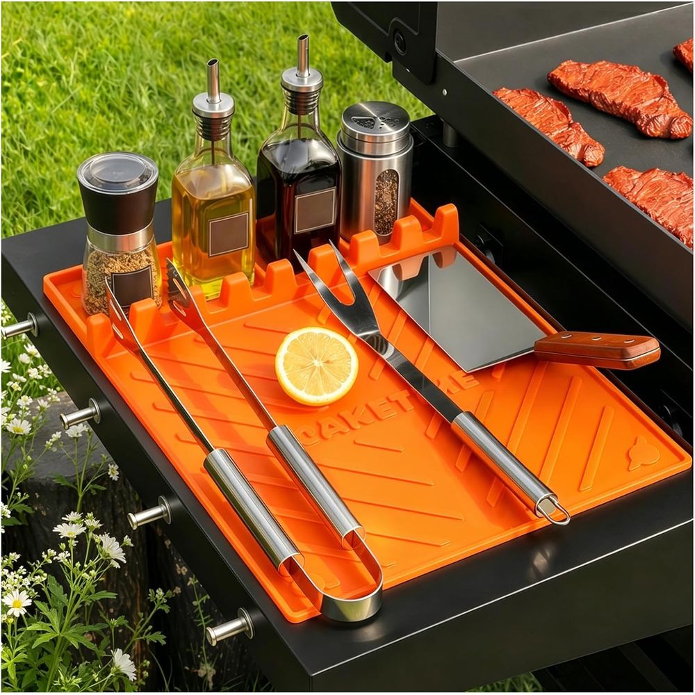 Camping Cooking Accessories - Silicone Grill Mats or Griddle Accessories
