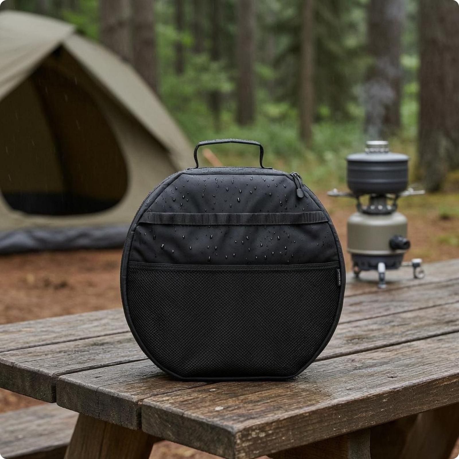 Camping Cooking Accessories - Outdoor Pan Storage Oxford Cloth Grill
