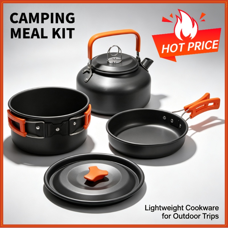 Camping Cooking Accessories - Camping Cooking set Camping Cookware Travel