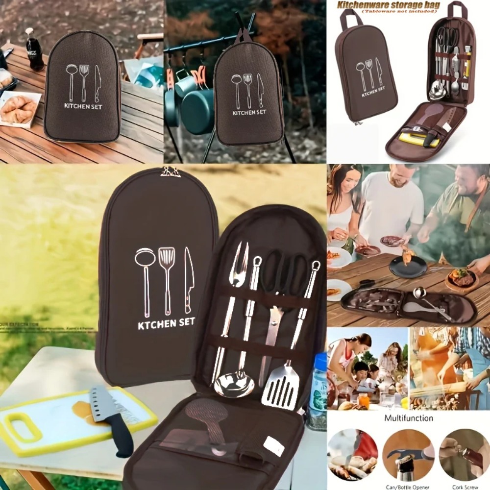 Portable Outdoor Cook Bag Camp - Camping Cooking Utensils Storage review and price