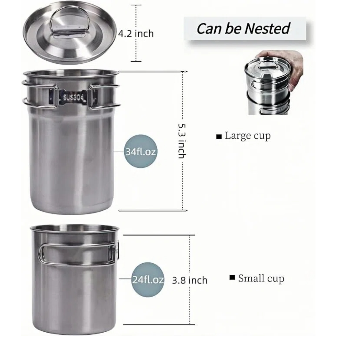 Foldable Camping Cups Mugs Cam - Camping Cooking Accessories review and price