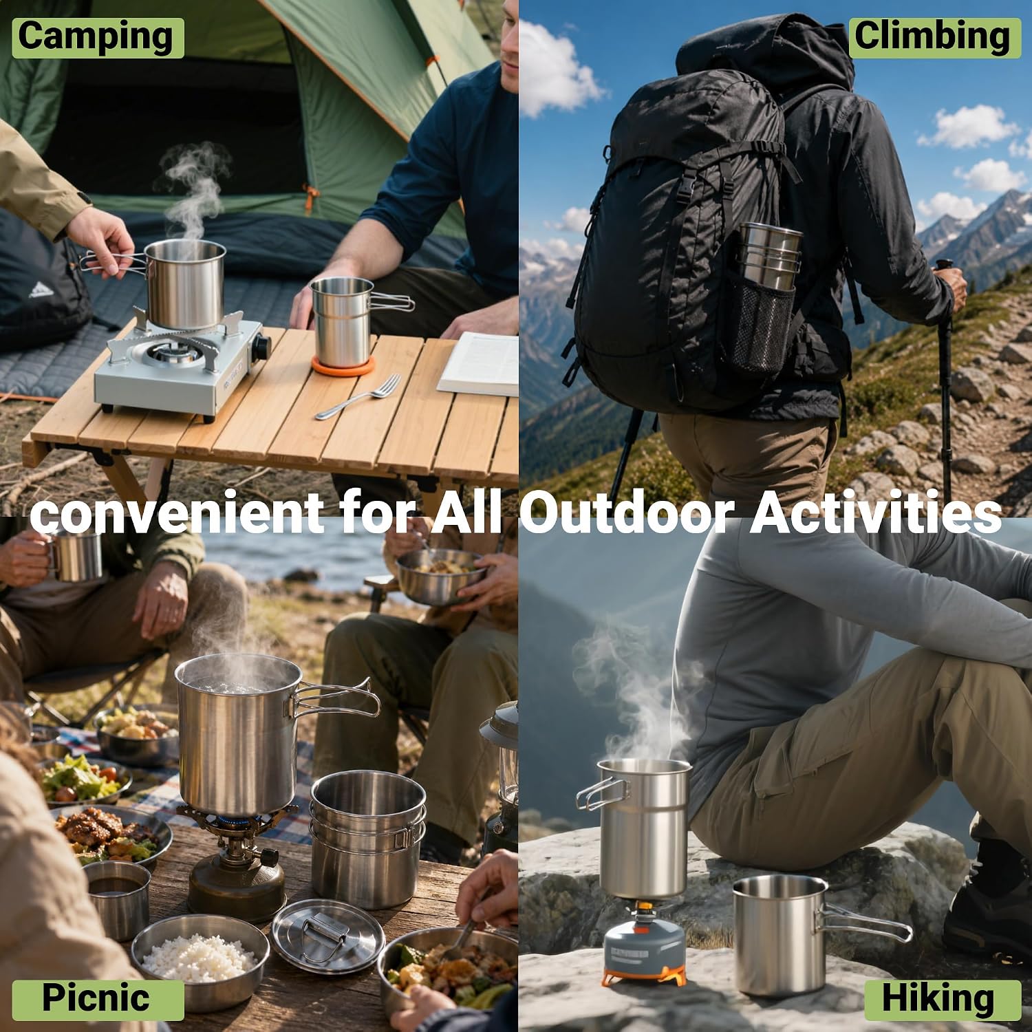 Foldable Camping Cups Mugs Cam - Camping Cooking Accessories review and price