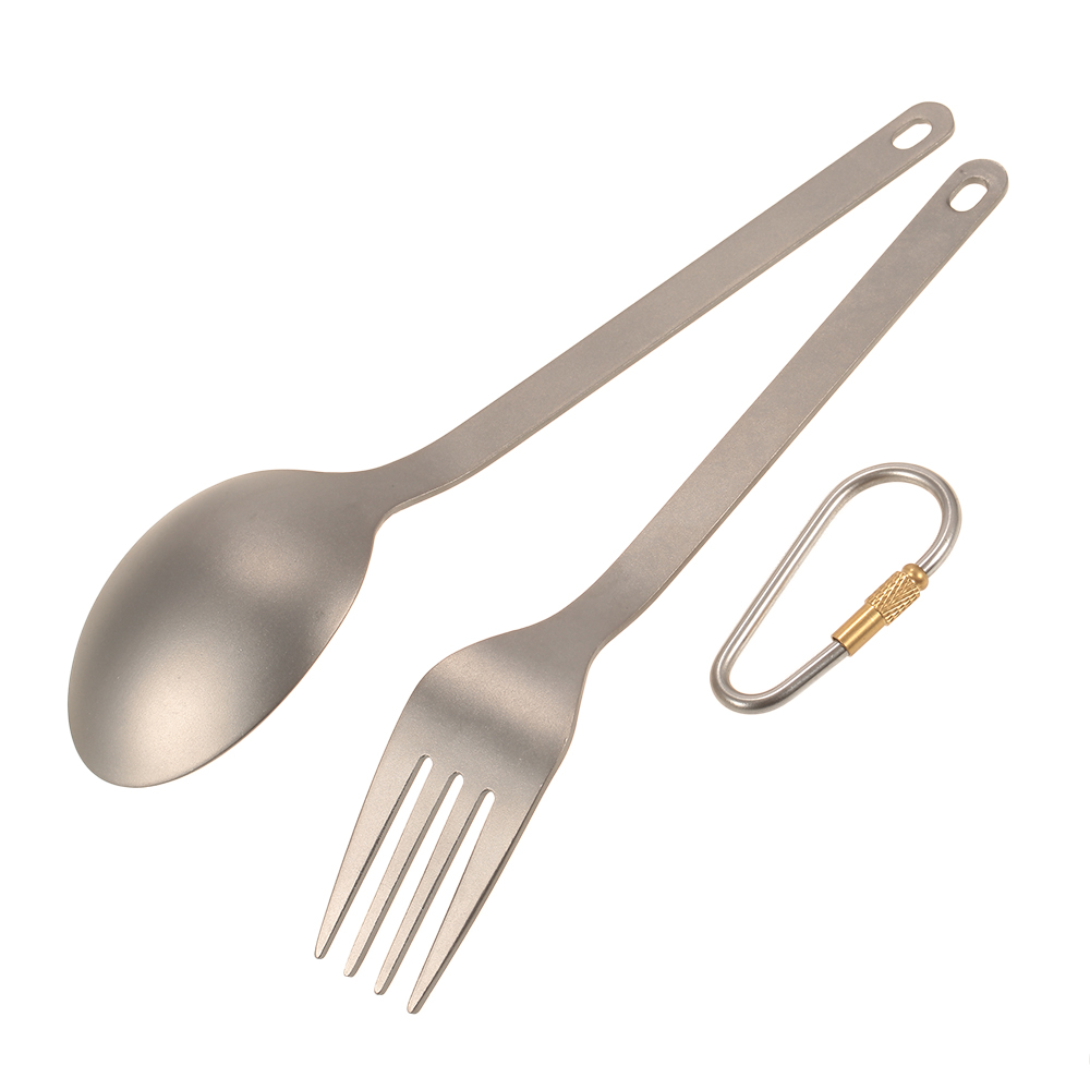 TOMSHOO Titanium Tableware Din - Camping Cooking And Cutlery Set review and price