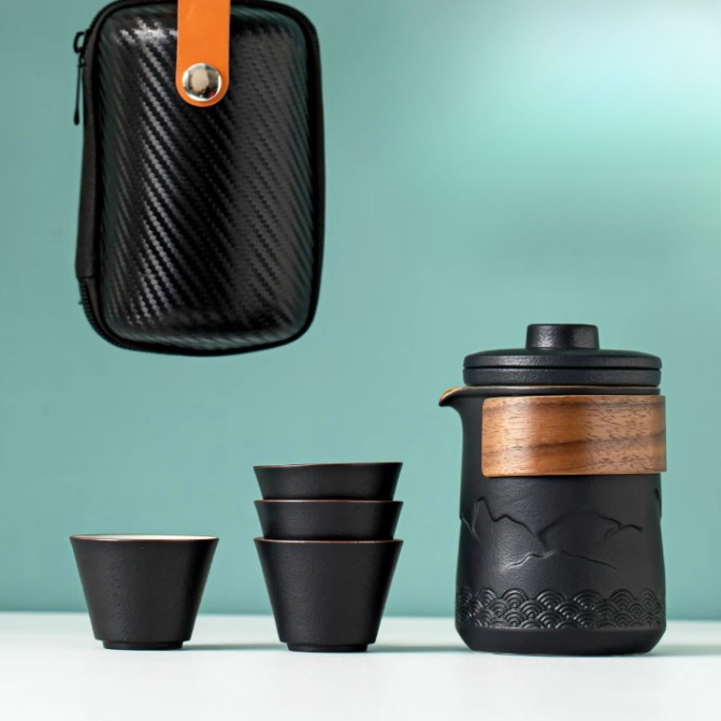 Portable Travel Tea Set One Po - Camping Cooking Accessories review and price