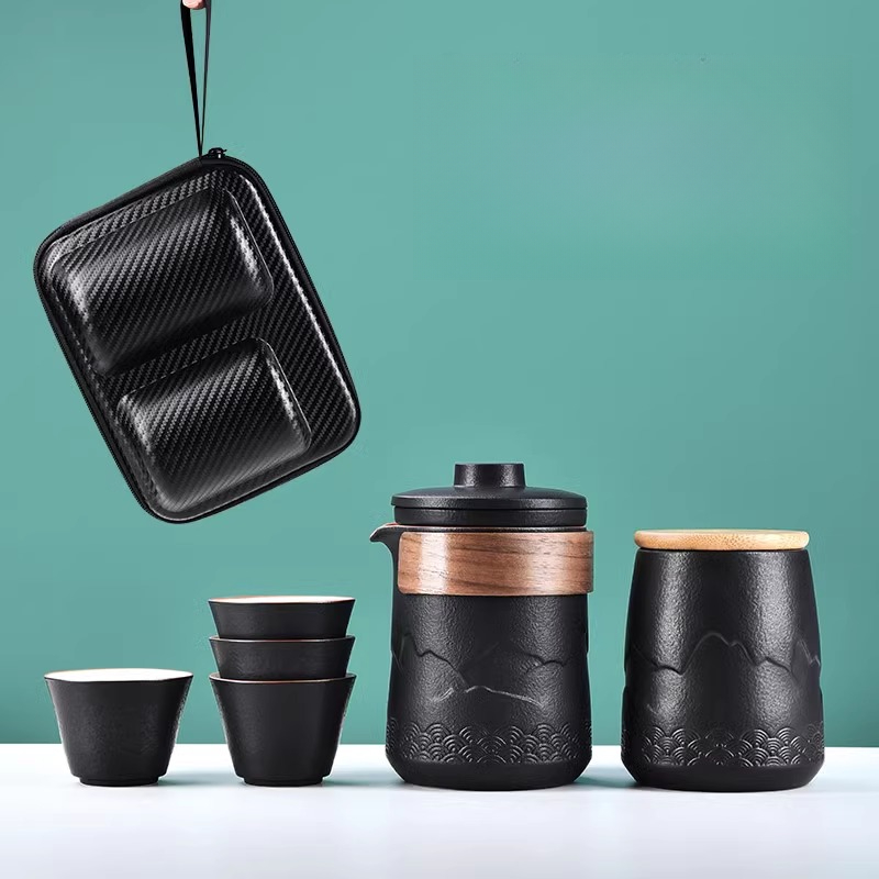 Portable Travel Tea Set One Po - Camping Cooking Accessories review and price
