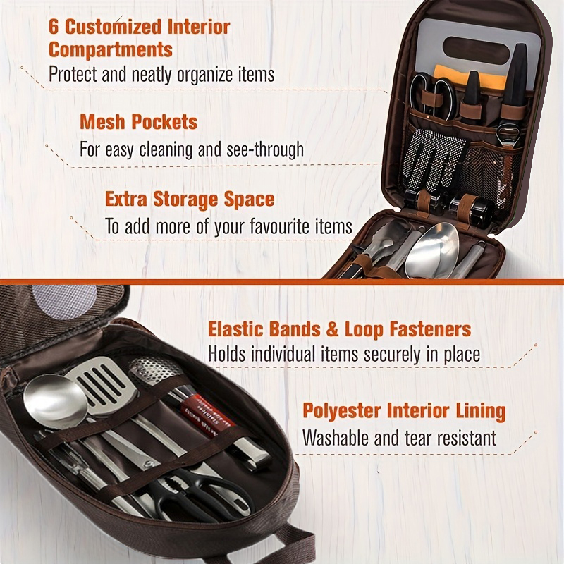 Outdoor Cooking Bag Camping St - Camping Cooking Utensils Storage review and price