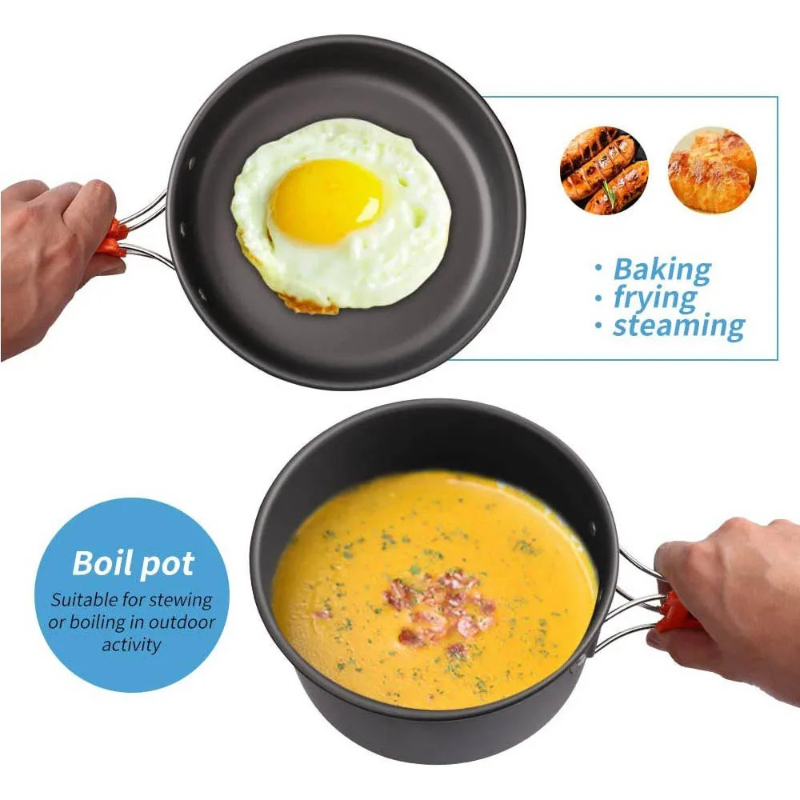 Camping Cooking Set, Outdoor K - Camping Cooking And Cutlery Set review and price