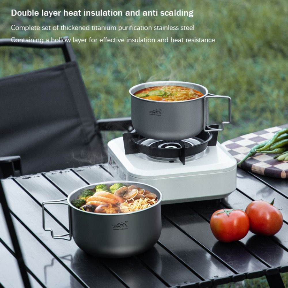 Compact Titanium Alloy Camping - Camping Cooking Noodles review and price