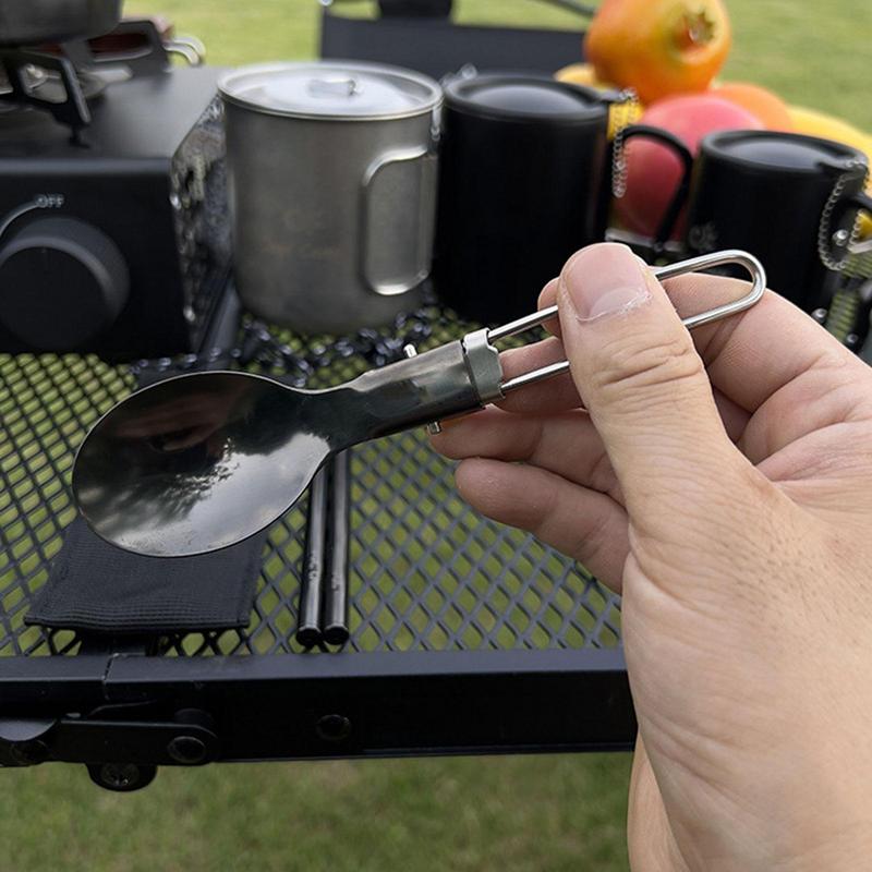Foldable Spoon Chopsticks Trav - Camping Cooking And Cutlery Set review and price