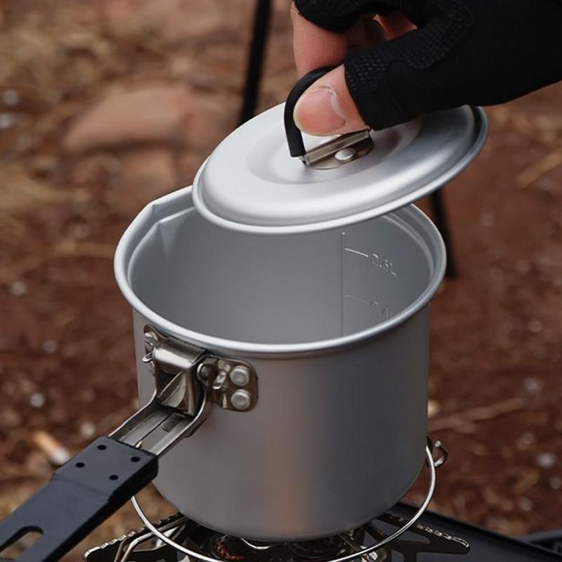 Foldable Camping Pot 700ml Alu - Camping Lightweight Cooking Pot review and price