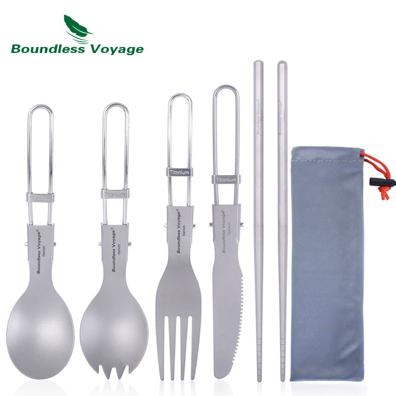 Boundless Voyage Titanium Camp - Camping Cooking And Cutlery Set review and price