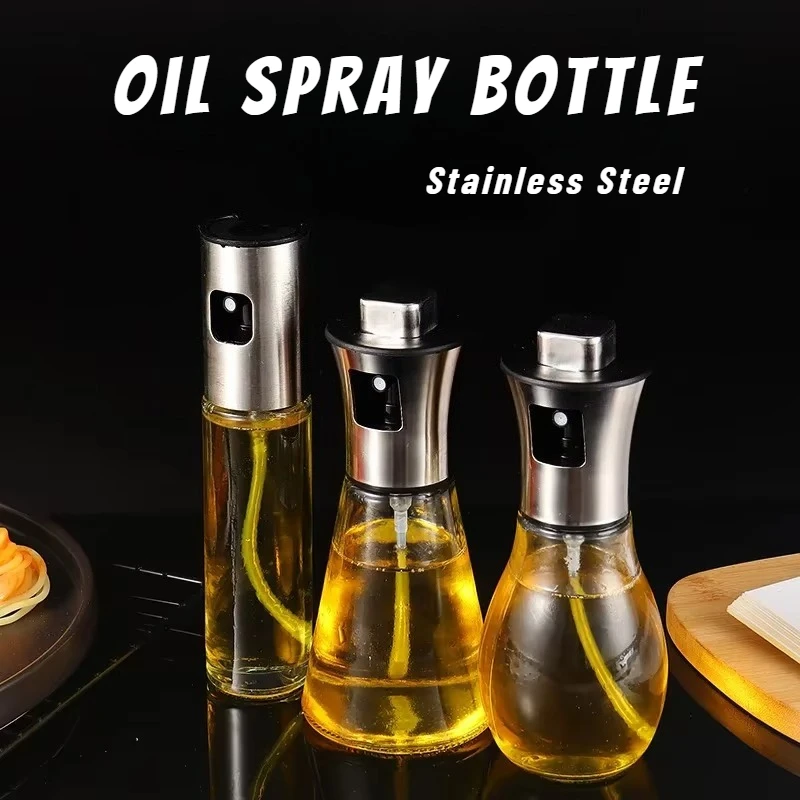 1Pc Stainless Steel Oil Spray  - Camping Cooking Oil Container review and price