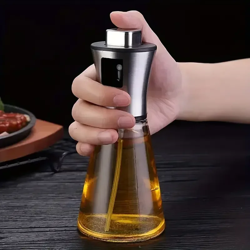 1Pc Stainless Steel Oil Spray  - Camping Cooking Oil Container review and price