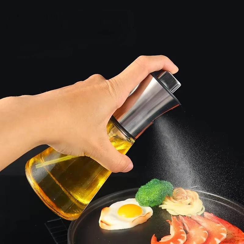 1Pc Stainless Steel Oil Spray  - Camping Cooking Oil Container review and price
