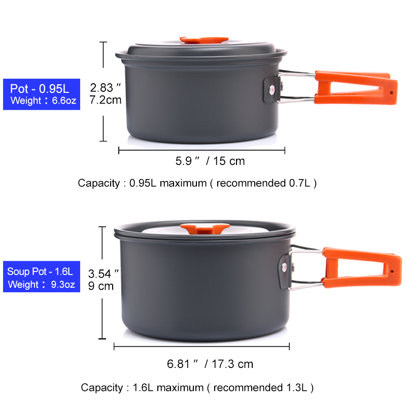 Widesea Camping Outdoor Cookwa - Camping Cooking And Cutlery Set review and price