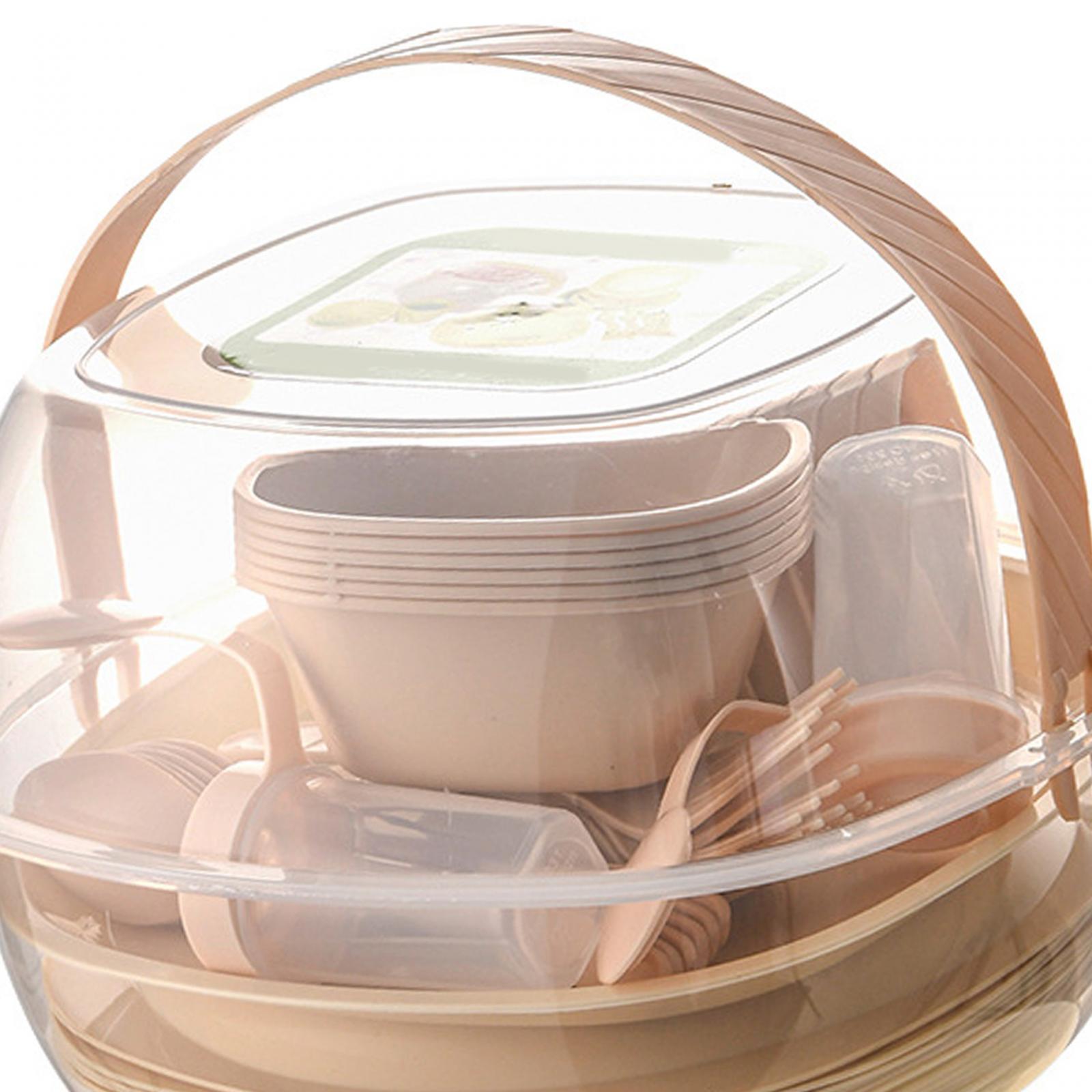 48Pcs Dinnerware Sets Travel C - Camping Cooking And Cutlery Set review and price