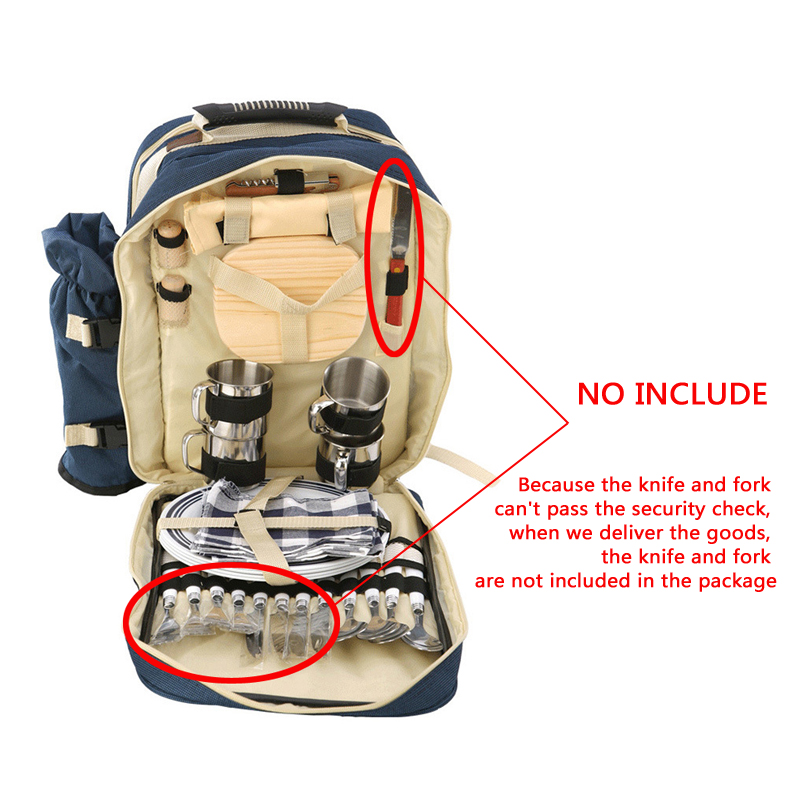 Portable 4 Persons Picnic Back - Camping Cooking Accessories review and price