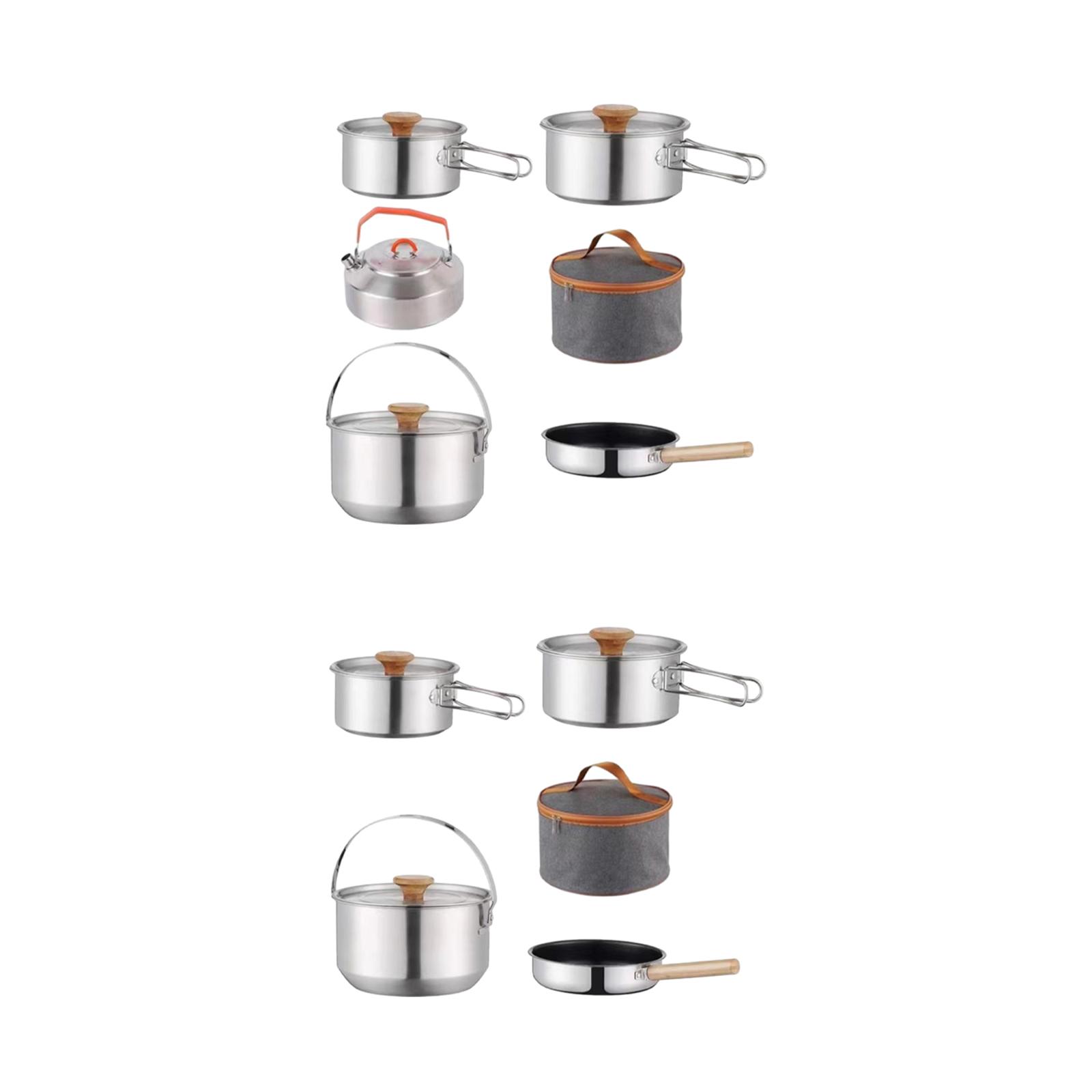 Camping Cookware Kit Outdoor P - Camping Lightweight Cooking Pot review and price