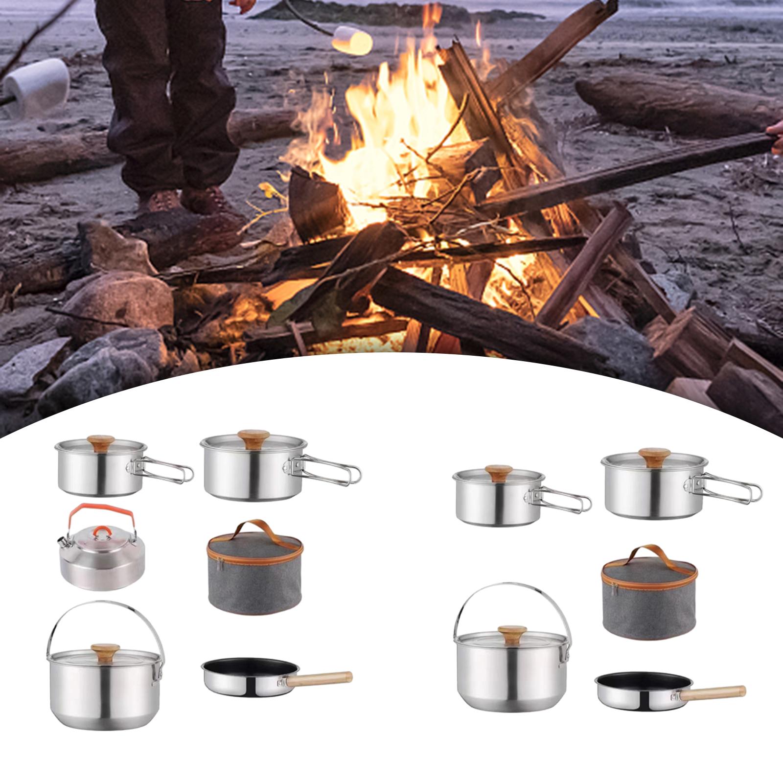 Camping Cookware Kit Outdoor P - Camping Lightweight Cooking Pot review and price