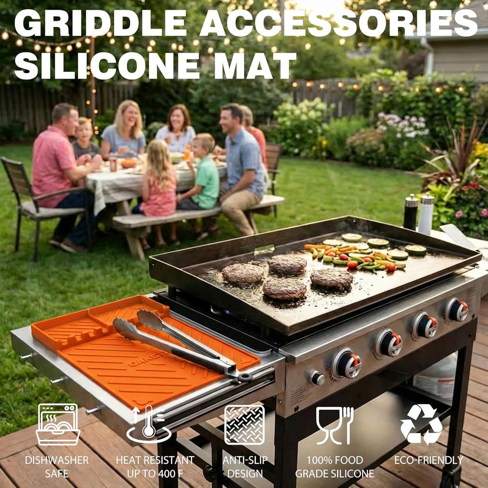 Silicone Grill Mats or Griddle - Camping Cooking Accessories review and price