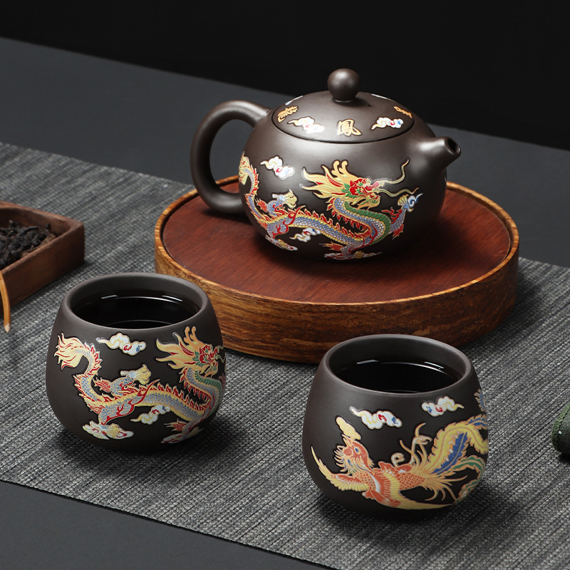 135-350ml Dragon Teapot Chines - Camping Cooking Accessories review and price