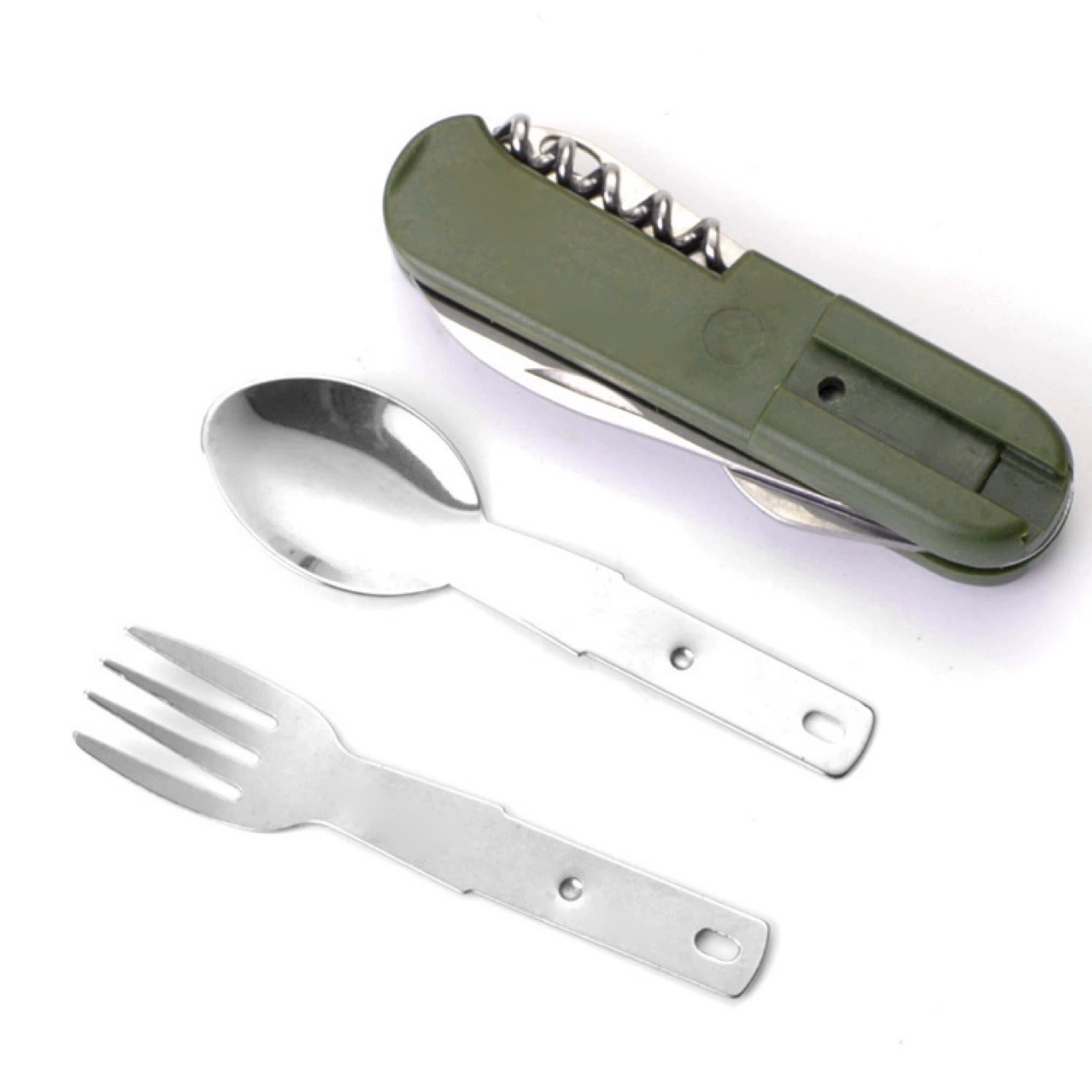 Stainless Steel 7-in-1 Camping - Camping Cooking And Cutlery Set review and price