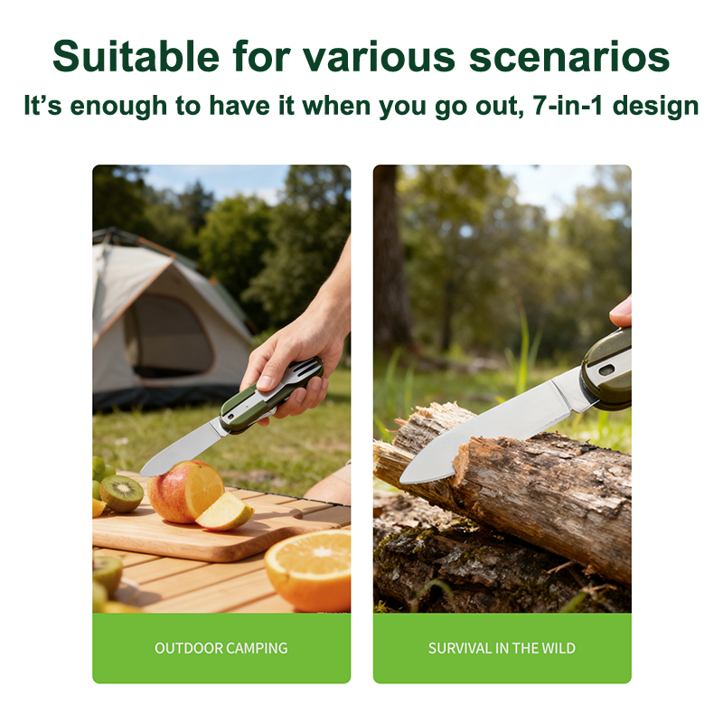 New Stainless Steel 7In1 Campi - Camping Cooking And Cutlery Set review and price