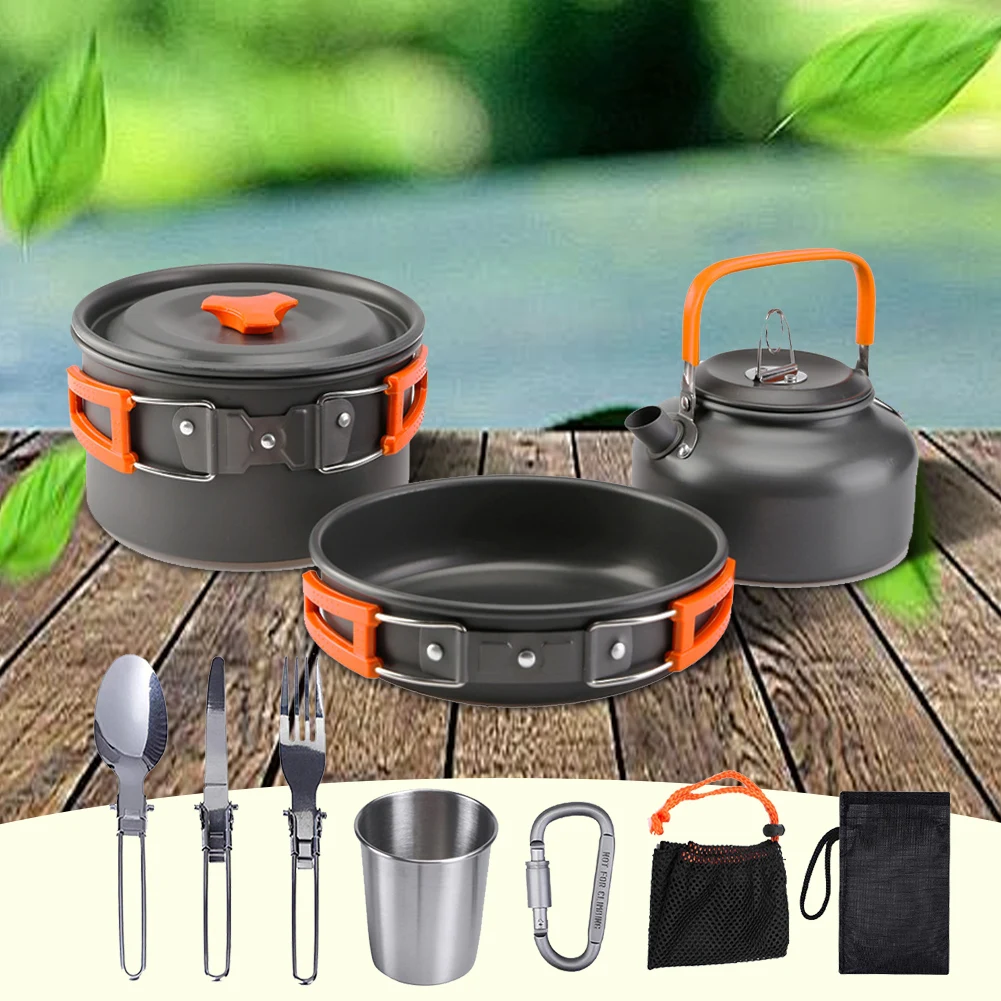 Camping Cookware Kit Kettle Po - Camping Lightweight Cooking Pot review and price